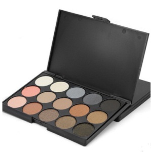 Earth Color 15 Colors Eye Shadow Palette, Pearl Light Texture