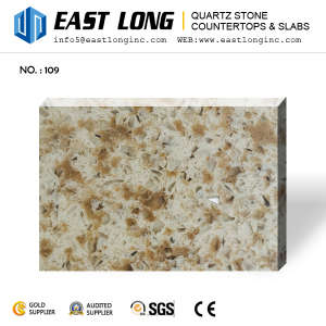 Hot Sale Granite Color Artificial Quartz Stone Slabs for Kitchentops with Building Material
